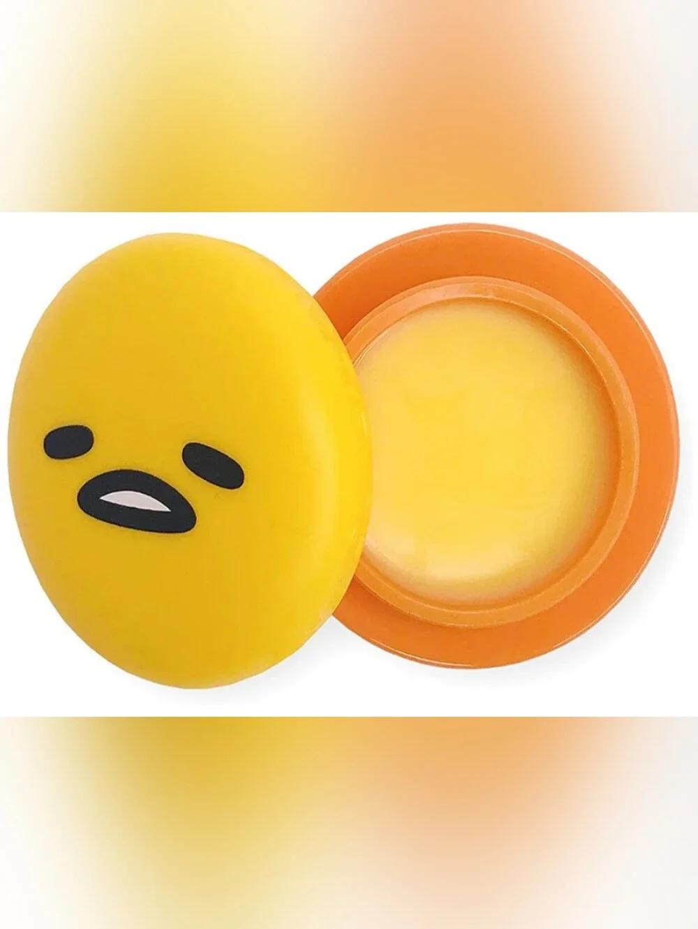 The Crème Shop x Gudetama Macaron Lip Balm - Pineapple Sherbert